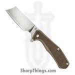 Gerber - G1812 - Asada - Folding Knife - 7Cr17MoV Stonewash Cleaver - Micarta Stainless - Green