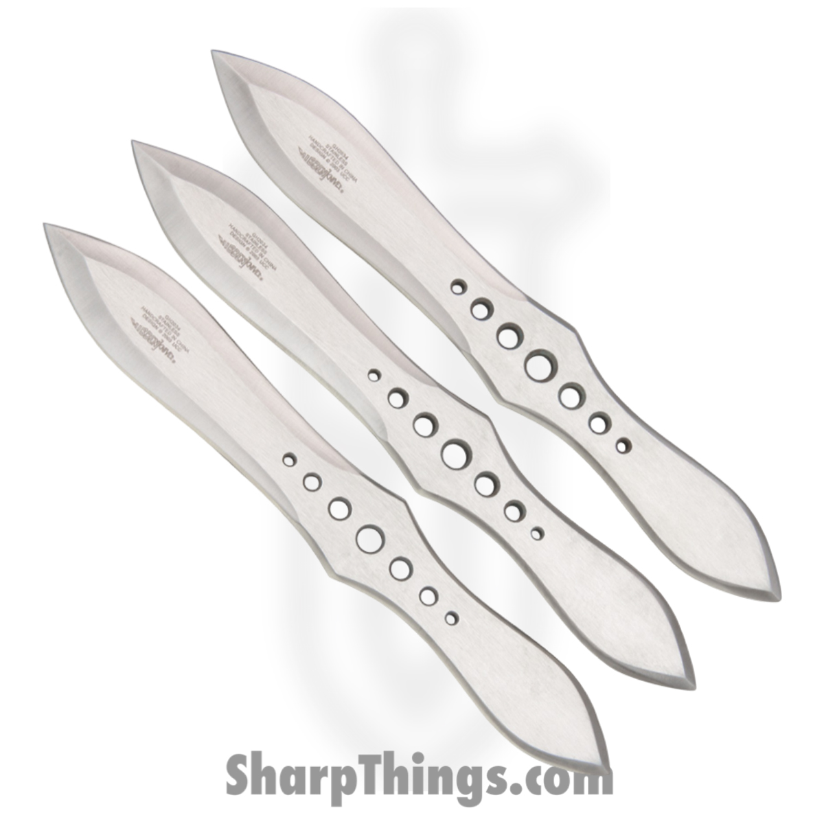 GH2034_1 Gil Hibben - GH2034 - Competition Thrower - Fixed Blade Knife - 420 SS Satin Dagger - Natural - Image 1