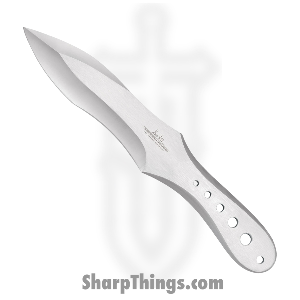 GH5029_1 Gil Hibben - GH5029 - Gen-X Throwing Set - Fixed Blade Knife - AUS-6 Stainless Satin - Stainless - Silver - Image 1