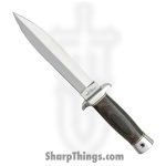 Gil Hibben - GH5078 - Double Edge Boot Knife - Fixed Blade Knife - 5Cr15 Polished Dagger - Pakkawood - Brown