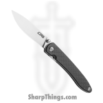CJRB - J1917CF - Ria - Folding Knife - 12C27 Satin Drop Point - Carbon Fiber - Black
