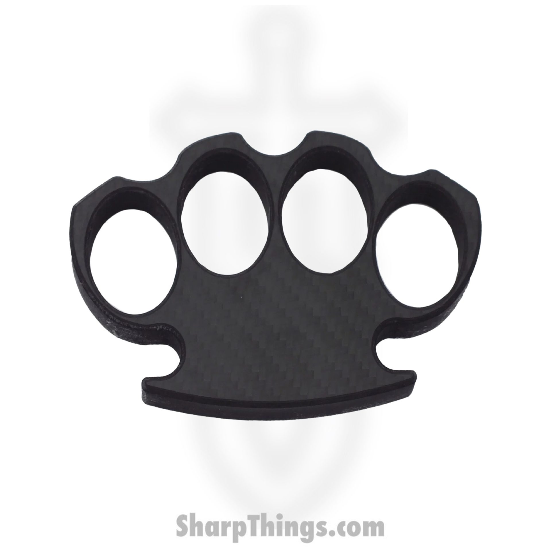 KN-CF_1.jpg VOC - KN-CF - Lightweight Brass Knuckle Puncher - Carbon Fiber - Black - Image 1
