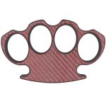 VOC - KN-PK - Carbon Fiber Brass Knuckle Lightweight Puncher - Pink