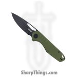 Kubey - KUB324C - Doris - Folding Knife - D2 Stonewash Coated Drop Point - G10 - OD Green