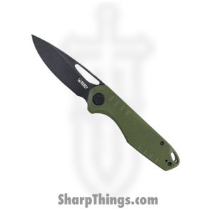 Kubey - KUB324C - Doris - Folding Knife - D2 Stonewash Coated Drop Point - G10 - OD Green