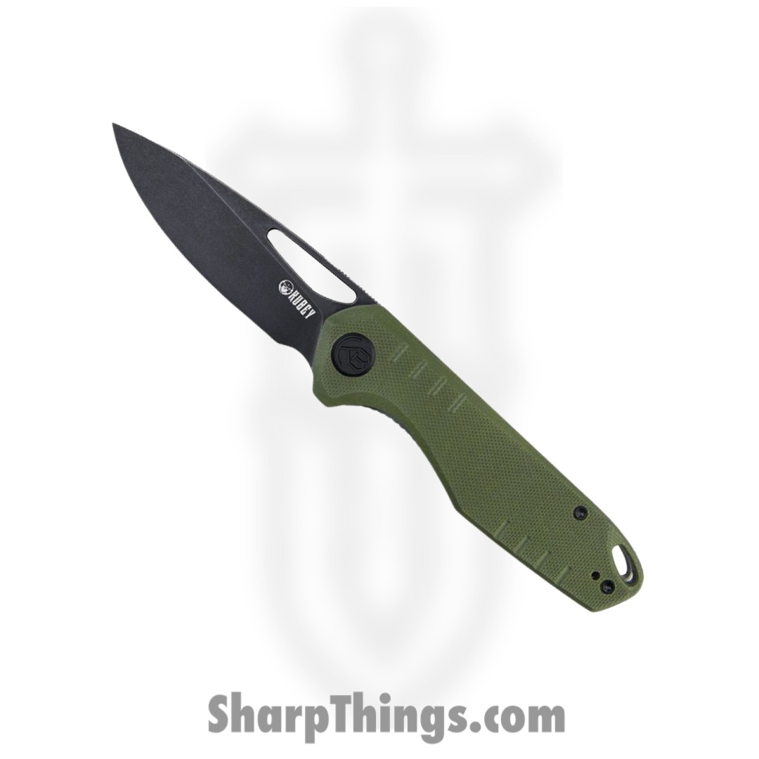 KUB324C_1.jpg Kubey - KUB324C - Doris - Folding Knife - D2 Stonewash Coated Drop Point - G10 - OD Green - Image 1