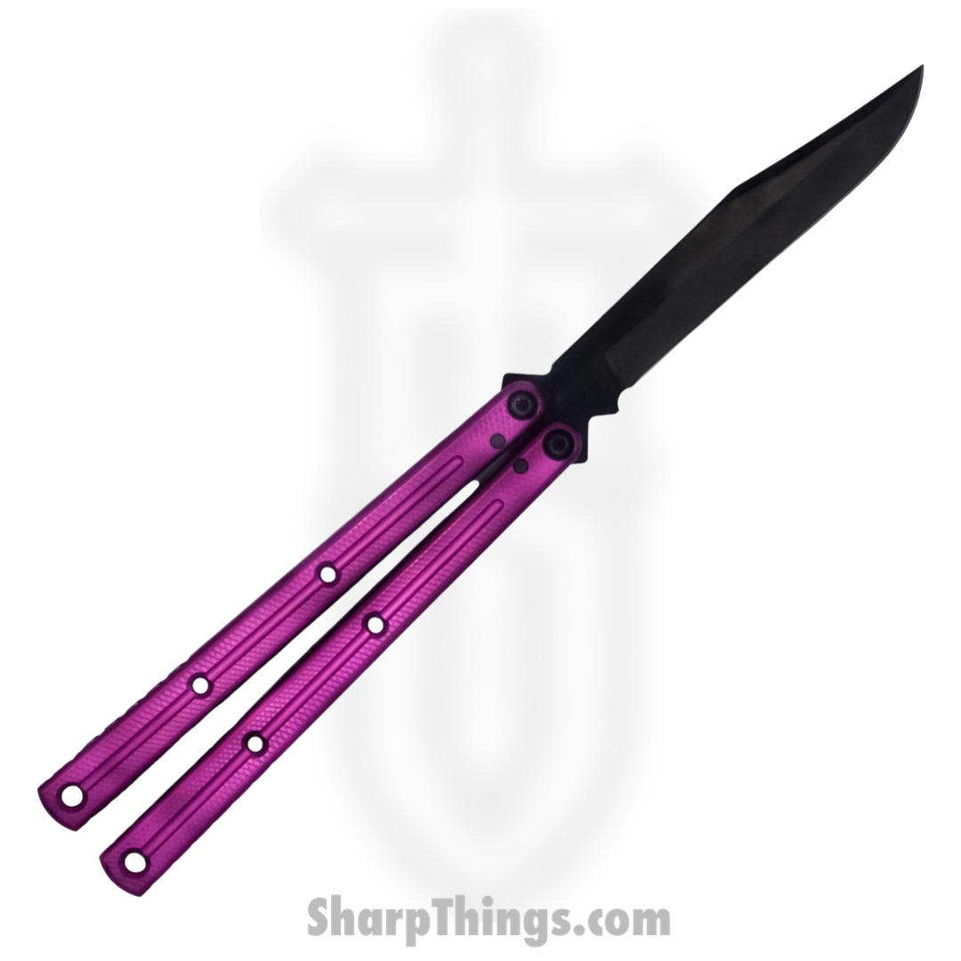 Krake Raken V2.5BK_1.jpg Squid Industries - Krake Raken V2.5 - Balisong Knife - Bowie - Black - Image 1