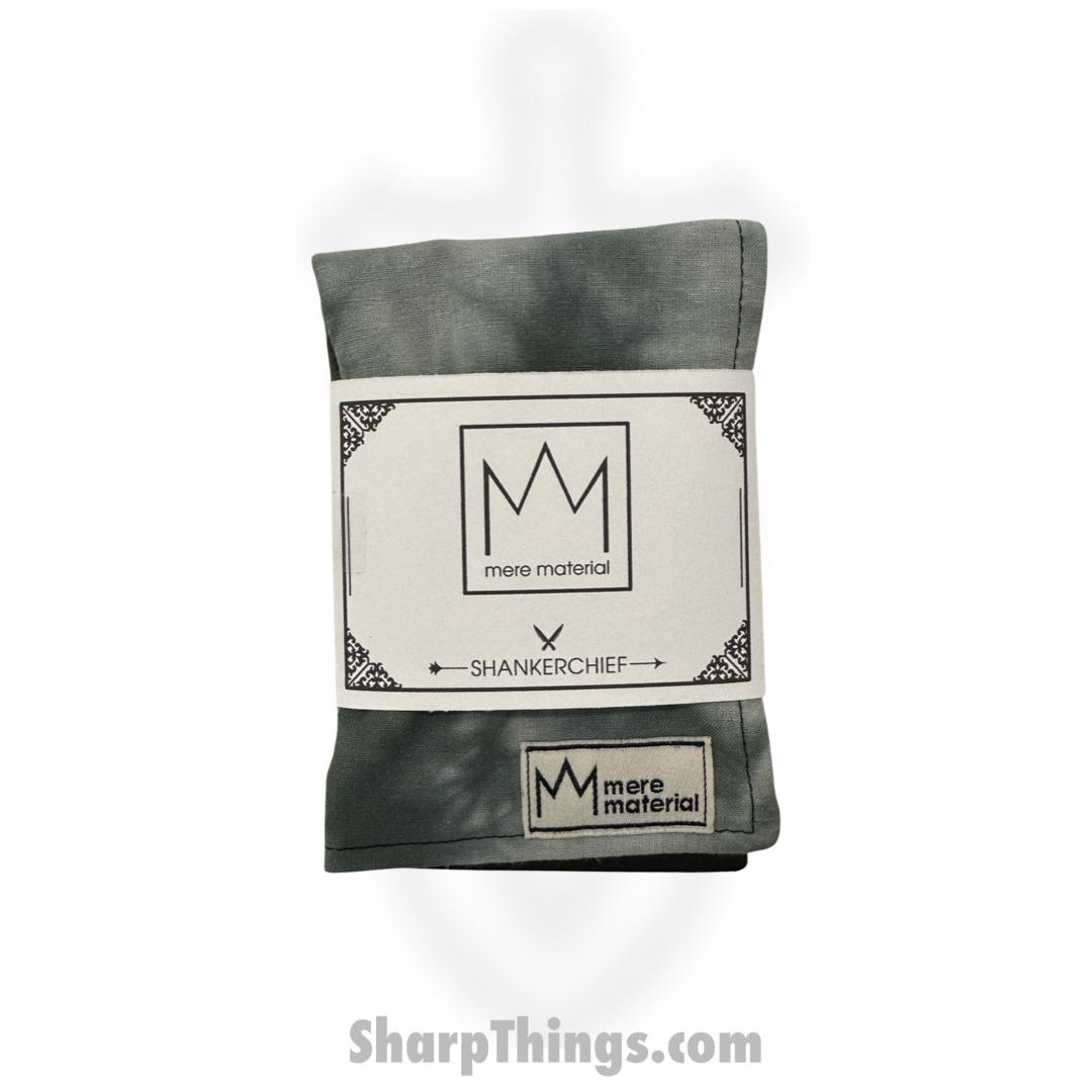 MM0026_1.jpg Mere Material Shankerchief - MM0026 - Hand Dyed - Handmade Handkerchief - Green - Image 1