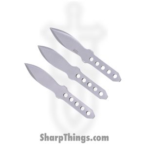Pakistan Cutlery - PA3120 - 3 Piece Throwing Knives - Fixed Blade Knife - Stainless Dagger - Stainless - Silver
