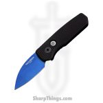 ProTech - R5306-SB - Runt 5 - Automatic Knife - Magnacut Sapphire Blue Wharncliffe - Aluminum - Black