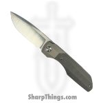 Vero Engineering - V-VS-BMM$-FK-0274-S - Synapse - Folding Knife - M390 Satin Drop Point - Micarta - Black