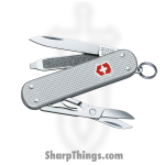 Victorinox - VN0622126033X1 - Classic SD - Folding Knife - Stainless Polished Multi - Alox - Silver