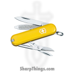 Victorinox - VN062238033X1 - Swiss Army Classic SD 7 Function Multi-Tool - Folding Knife - Stainless Polished - ABS - Yellow