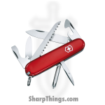 Victorinox - VN14613033X1 - Hiker - Folding Knife - Stainless Polished Multi Tool - ABS/Celidor - Red