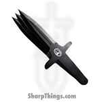 World Knife Throwing League - WKTL003 - Merlin Throwing Knife (Set of 3) - Fixed Blade Knife - 3Cr13 Black Dagger - 3CR13 Stainless - Black