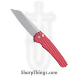 ProTech - 5405-Red - Malibu - Folding Knife - CPM MagnaCut Stonewash Reverse Tanto - Aluminum - Red