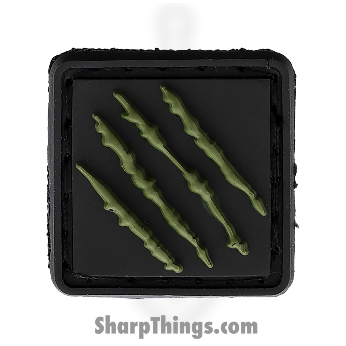 BAS205SG_1 Bastinelli Creations - BAS205SG - Scratches Patch - Black Green - Image 1