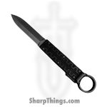 Elishewitz Studio - BB-DE-BKG10 - Black Box - Knife Other - 20CV Coated Dagger - 7075 Aluminum, G10 Scales - Black