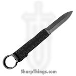 Elishewitz Studio - BB-DE-BKG10 - Black Box - Knife Other - 20CV Coated Dagger - 7075 Aluminum, G10 Scales - Black - Image 2