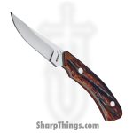 Boker Plus - BO516 - Cowboy Crossdraw Bone - Fixed Blade Knife - 440C SS Satin Trailing Point - Jigged Bone - Brown