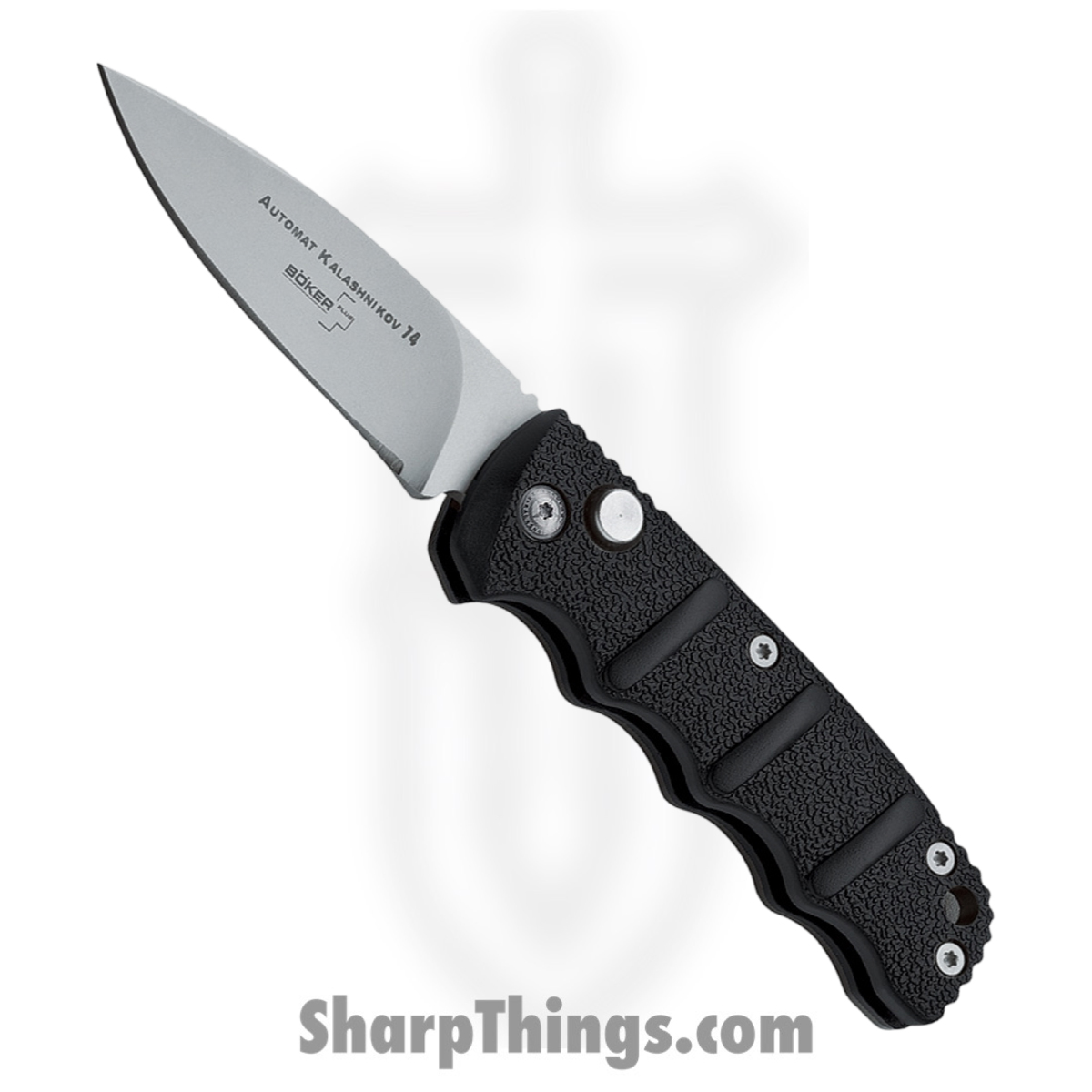 BOP01KALS73N_1 Boker Plus - BOP01KALS73N - Mini Kalashnikov - Folding Knife - AUS-8 Blasted Drop Point - FRN - Black - Image 1