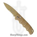 Boker Plus - BOPS74DESN - Kalashnikov - Folding Knife - D2 Coated Spear Point P/S - Aluminum - Tan