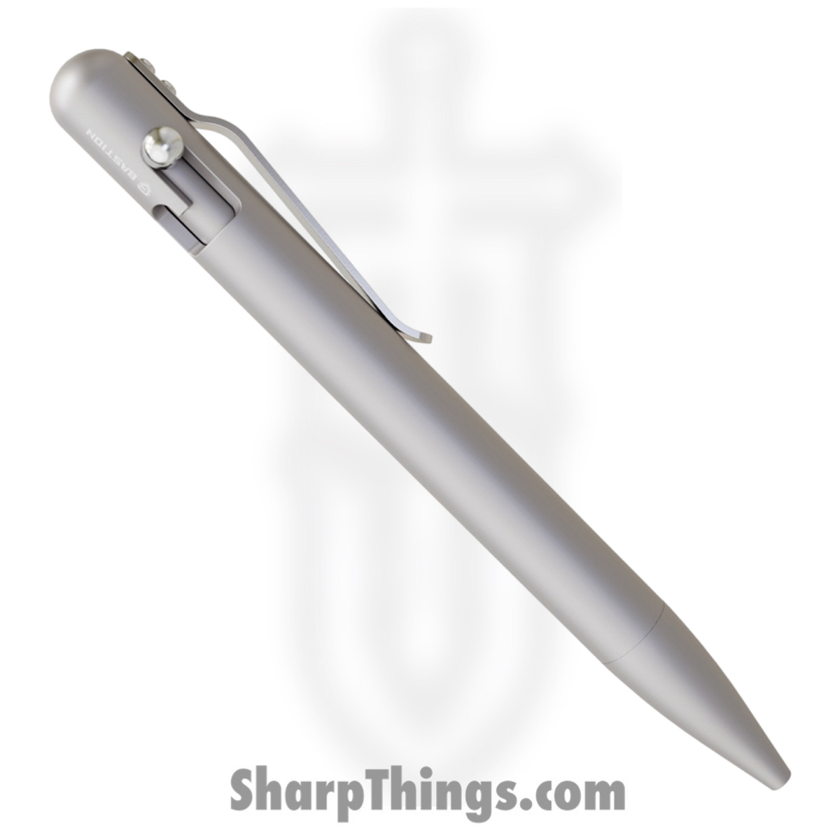 BSTN249S_1 Bastion - BSTN249S - Bolt Action Pen - 6061-T6 Aluminum - Silver - Image 1