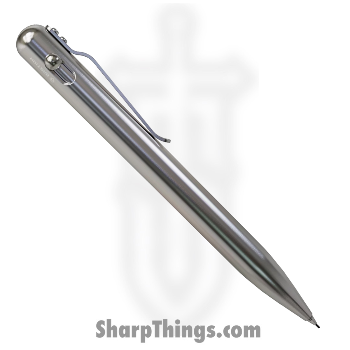 BSTN253_1 Bastion - BSTN253 - Bolt Action Pencil - Stainless - Silver - Image 1