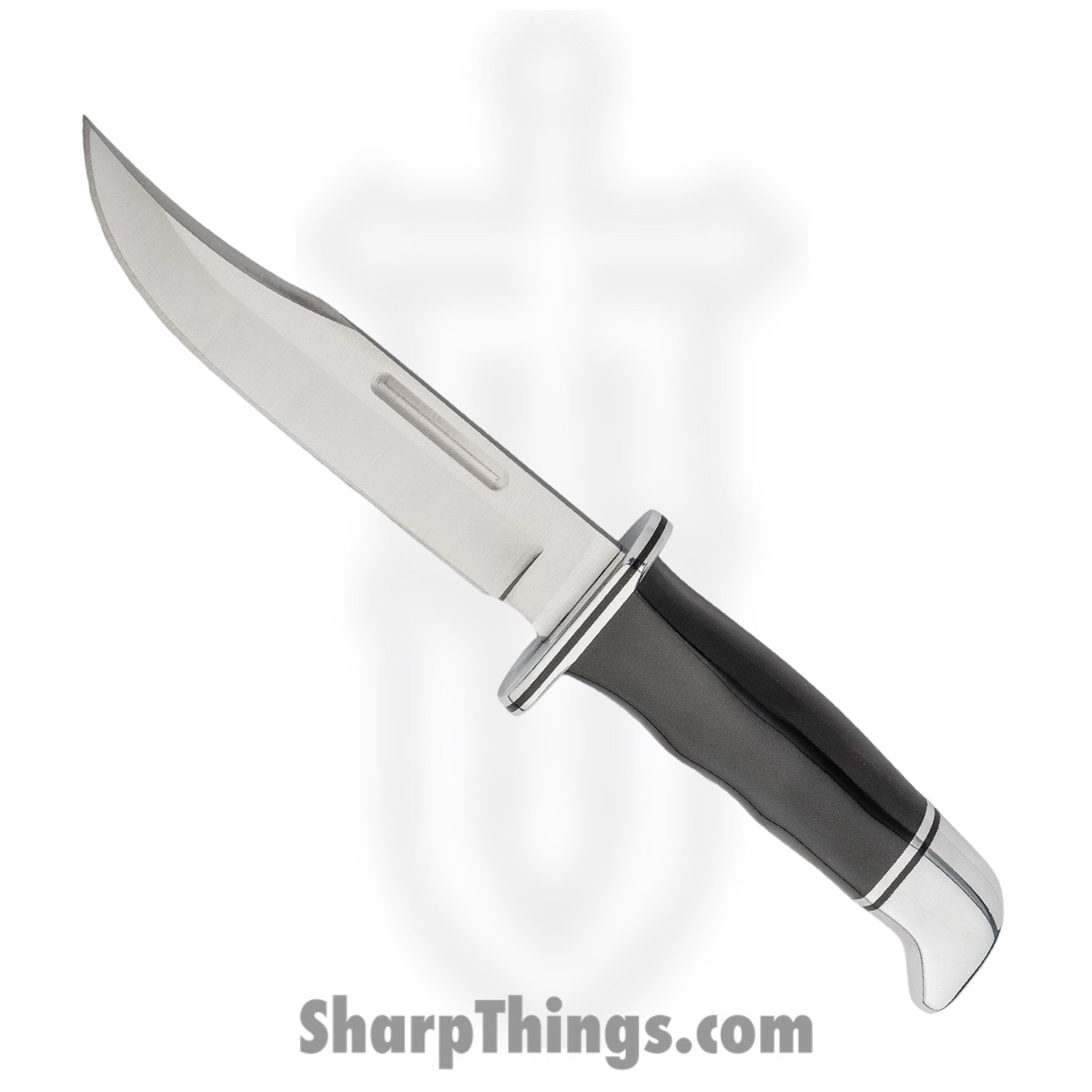 BU119_1 Buck - BU119 - 119 Special - Fixed Blade Knife - 420HC Satin Clip Point - Phenolic - Black - Image 1