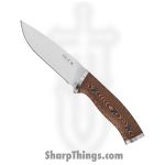 Buck - BU863BRS - Selkirk Survival - Fixed Blade Knife - 420 HC Satin Drop Point - Micarta - Black Brown
