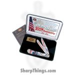 Case Cutlery - CASSBRPB - Star Spangled Banner Trapper - Folding Knife - Tru-Sharp Surgical Stainless Steel Mirror Polished Multi - Synthetic - Red White Blue
