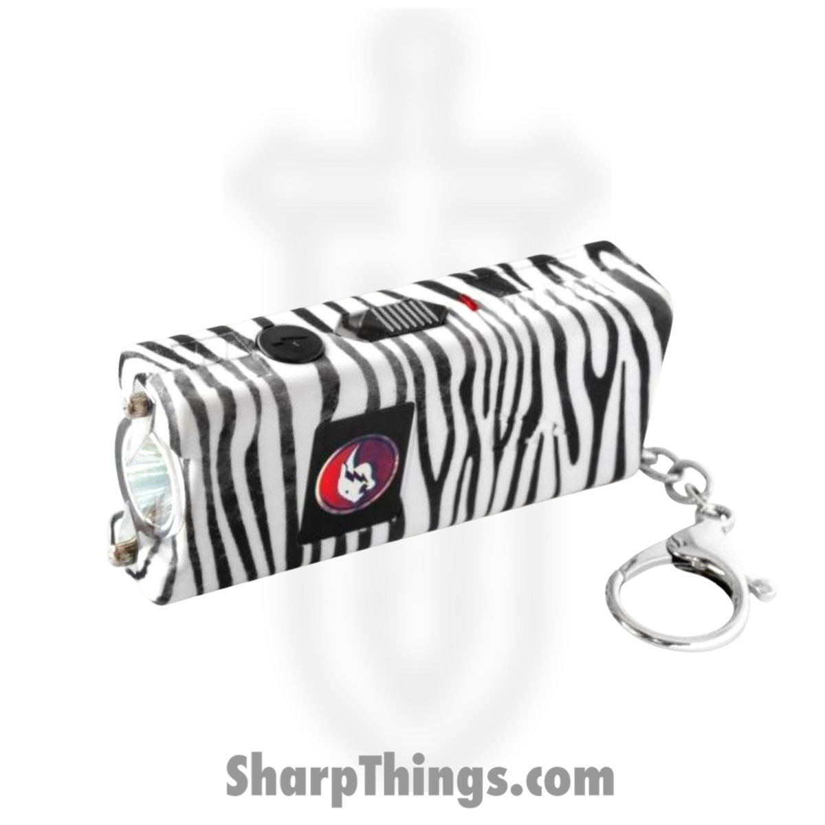 CH-10BZ_1 CHEETAH - CH-10BZ - Max Power Mini Stun Gun - Rubberized - Zebra Stripe - Image 1