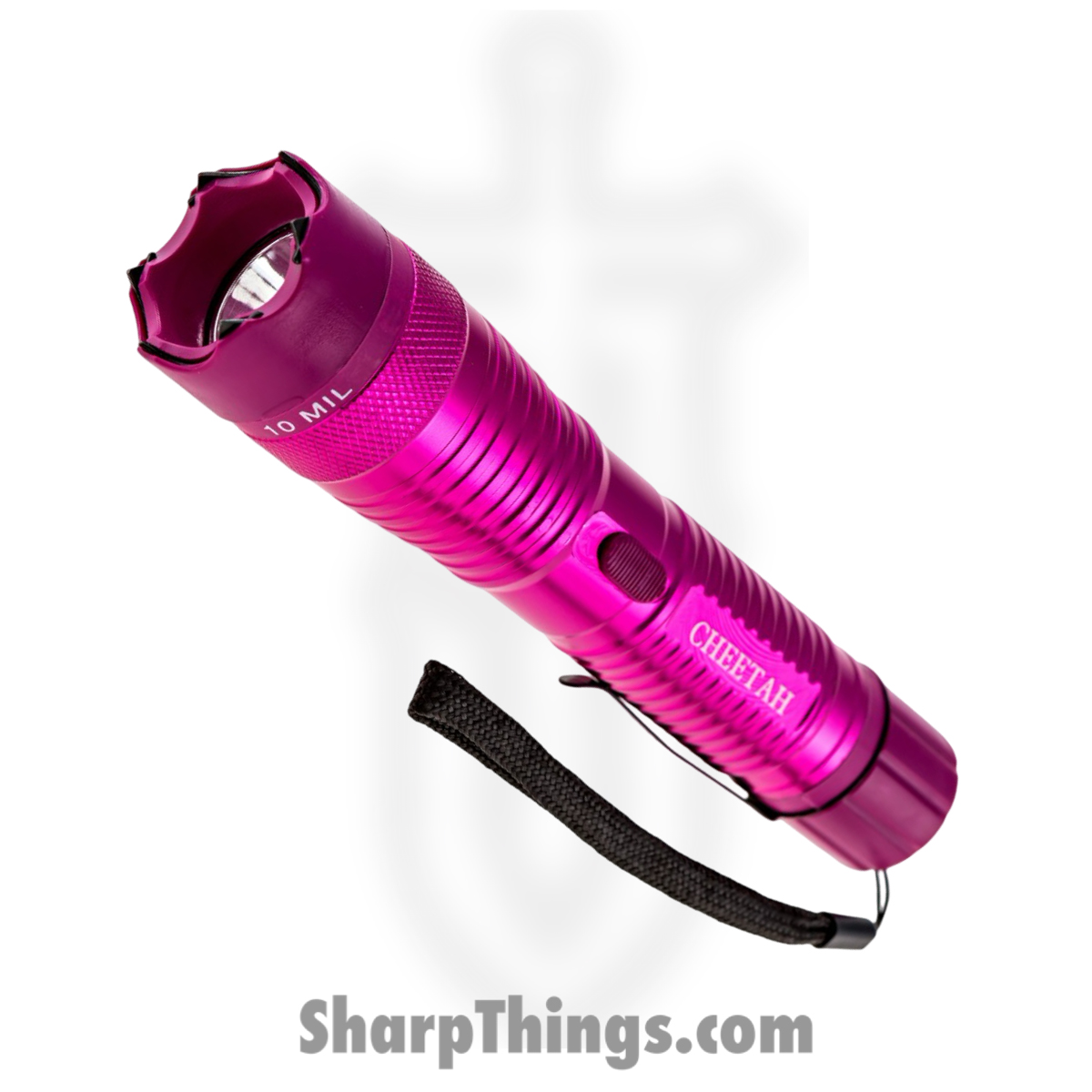 CH-51P_1 CHEETAH - CH-51P - Flashlight Stun Gun - Aluminum - Pink - Image 1