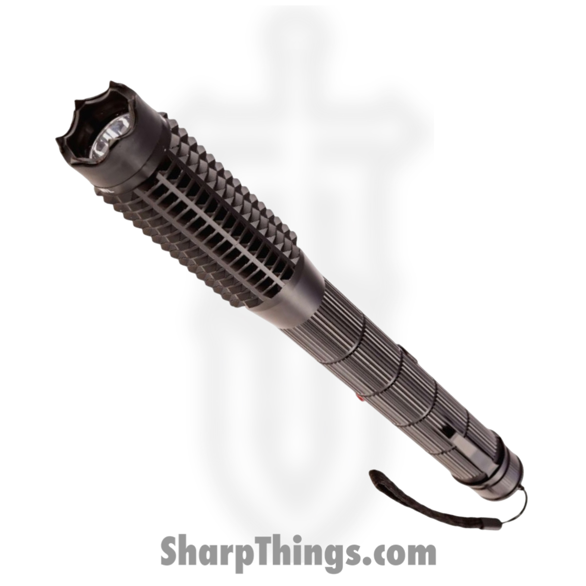 CH-55_1 CHEETAH - CH-55 - Punisher Baton - Flashlight - Stun Gun - Aluminum - Black - Image 1