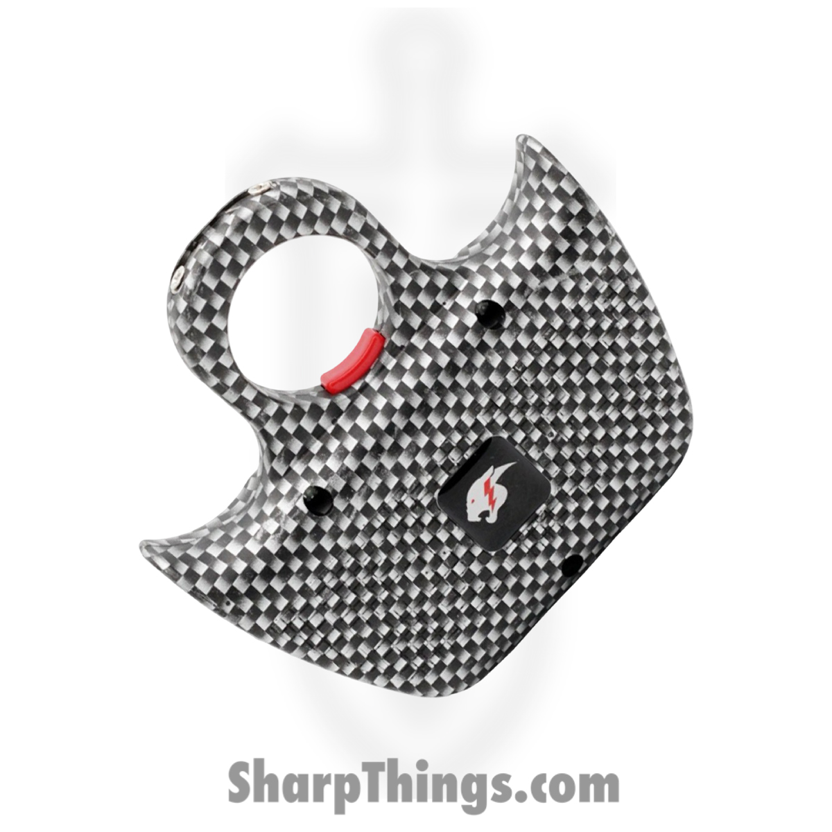 CH-70CF_1 CHEETAH - CH-70CF - Mini Jogger Stun Gun - Carbon Fiber - Black White - Image 1