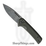 Civivi - CIVC21006DS1 - Conspirator Flipper - Folding Knife - Damascus Drop Point - Micarta - Green