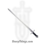 Cold Steel - CS88VS - Viking Sword - Fixed Blade Knife - 1055 Polished - Leather Wrapped - Black