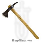 Condor Tool & Knife - CTK391618 - Indian Spike Tomahawk - 1065 HC Satin - American Hickory - Brown