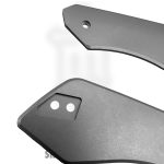 High Grain Knives - HGKDevScSwTi - Deville Scales - Stonewash - Titanium - Stonewash