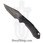 Kershaw - KS7851DAM - Launch 19 - Automatic Knife - Damascus Damascus Clip Point - Carbon Fiber Aluminum - Black