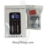Something Obscene Co. - So-Batt-Chrg - Flashlight Batteries and Charger - 18350 Lithium - 1200Mah - Black