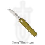 Microtech - 719W-10ODS - UTX-85 - OTF Auto - Stonewash Warhound - 6061-T6 Aluminum - OD Green