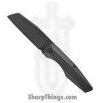 Vero Engineering - V-ALL-BT-FK-0610-S - Axon Liner Lock - Folding Knife - M390 Blackwash Sheepsfoot - Titanium - Blackwash