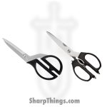Kai - KAS7000 - 2 Pc Shear Set - 420J2 SS Satin Shear - Polymer - Black