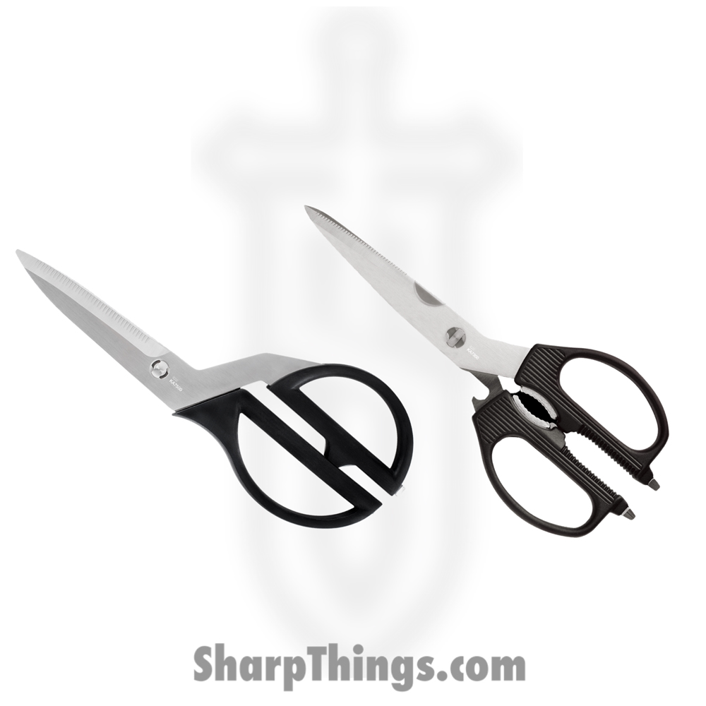 038bb7b5-548a-4587-a08a-b43195a55e15_KAS7000_1.jpg Kai - KAS7000 - 2 Pc Shear Set - 420J2 SS Satin Shear - Polymer - Black - Image 1