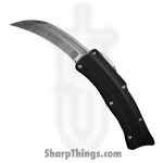 Heretic Knives - H060-1A - Roc - OTF Auto - Magnacut Satin Hawkbill - 6061-T6 Aluminum - Black