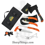 Outdoor Edge - OF-1 - Outfitter Hunting and Game Processing Set - 420J2 SS Satin Multi - TPR - Orange