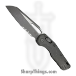 Microtech - 210-11APMS1 - MSI Marfione Select - Folding Knife - M390MK Apocalyptic Wharncliffe P/S - Titanium - Gray