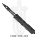 Microtech - 225-2T - Dirac Tactical - OTF Auto - DLC Dagger - 6061-T6 Aluminum - Black