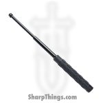 Smith & Wesson - SWBAT16H - 16 in Heat Treated Collapsible Baton - 4130 Seamless Alloy Steel - Thermoplastic Rubber - Black
